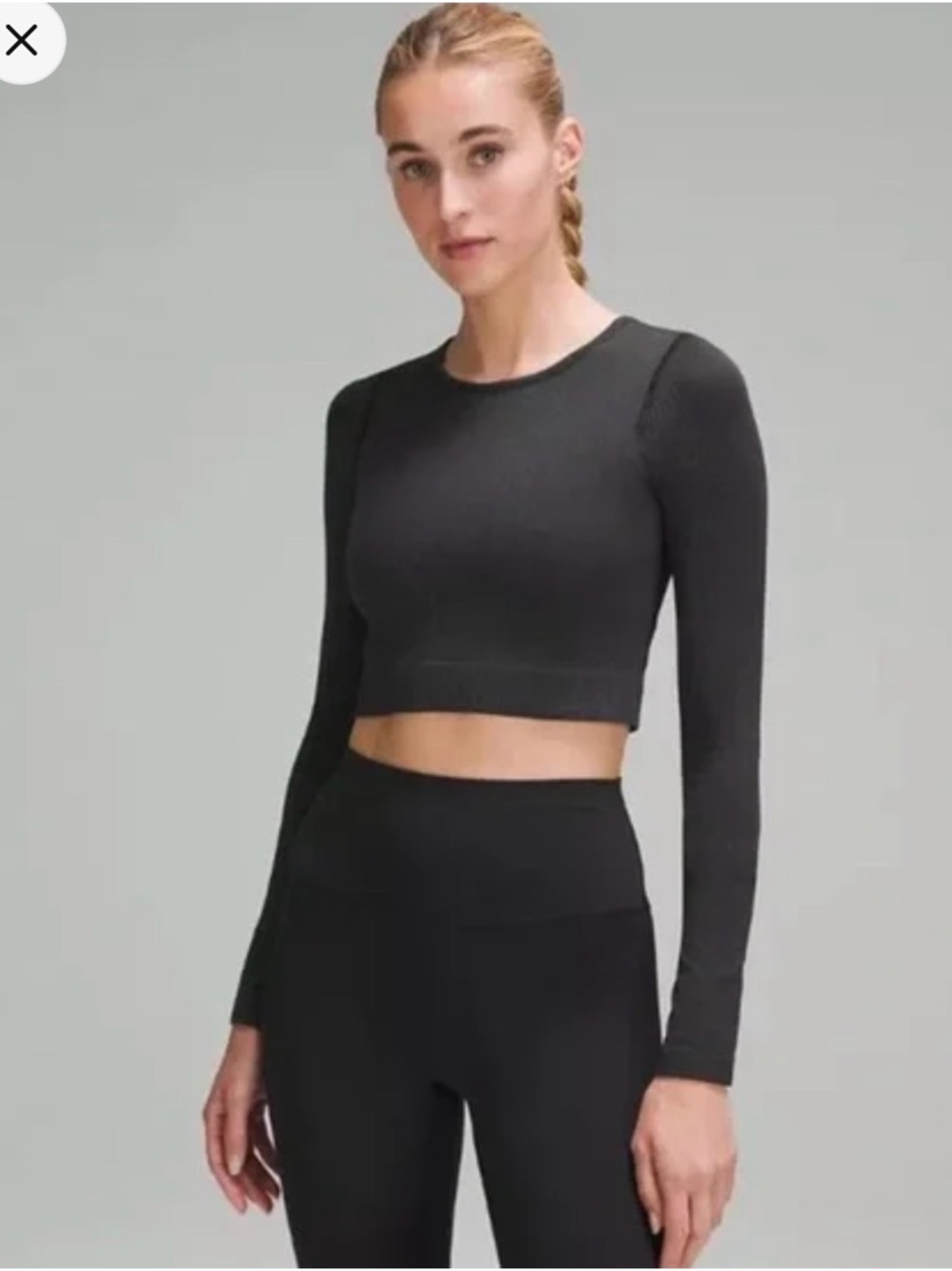 Lululemon Ebb to Street Long Sleeve black